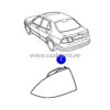 Tail Lamp, right side SAAB 12755796