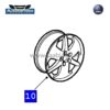 Alloy Wheel “6-Spoke” 7 x 17inch (ALU48)  SAAB 400131579
