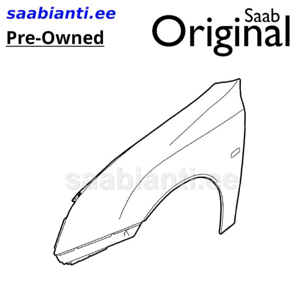 Front Fender / Wing, Left Side SAAB 12769230 (Pre-Owned)