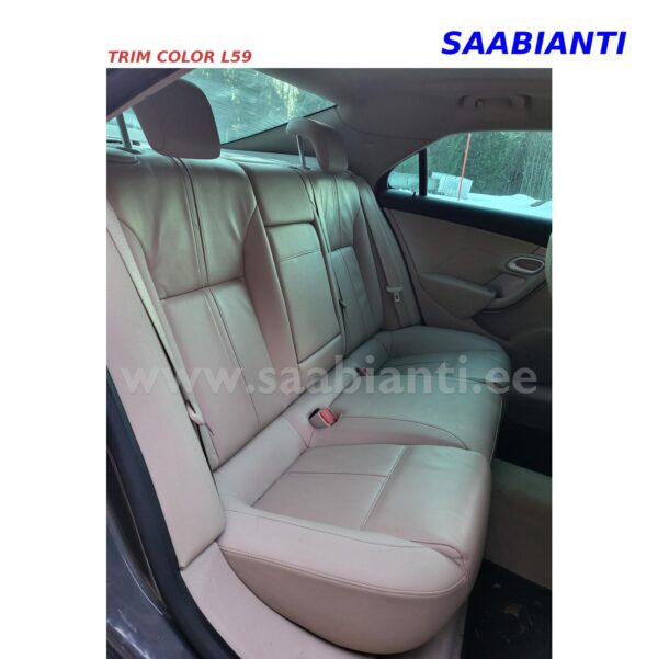 9-5NG Rear Seats L59 (Light Neutral Leather)-SaabiAnti