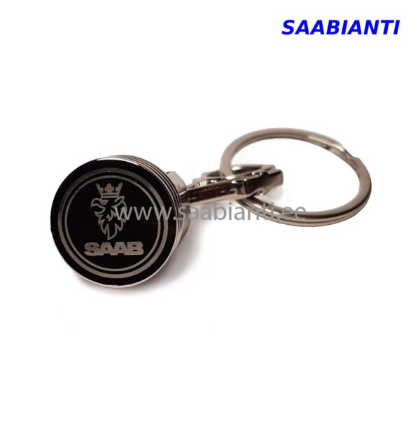 Key Ring Aero Piston w-SAAB SaabPartsStock property