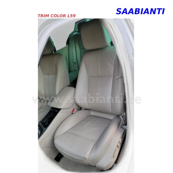 Leftt Front Seat L59 (Light Neutral Leather)-SaabiAnti