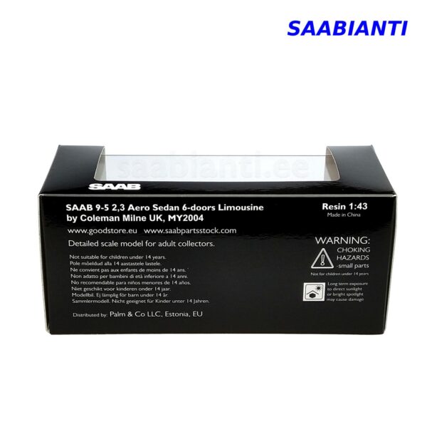 SAAB 9-5 Aero Sedan Limousine box back side-SaabiAnti