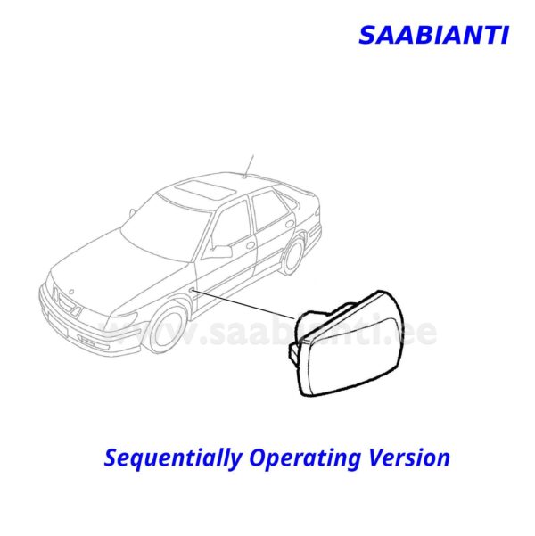 Side Marker Light Sequential 5336250 SaabiAnti